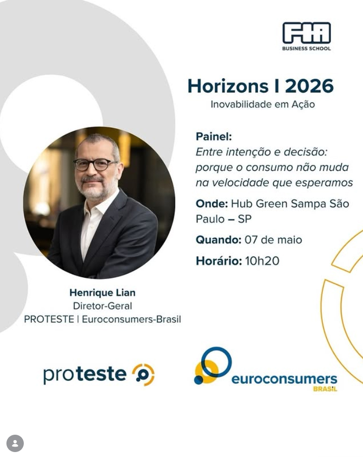 Post do Instagram da PROTESTE sobre direitos do consumidor